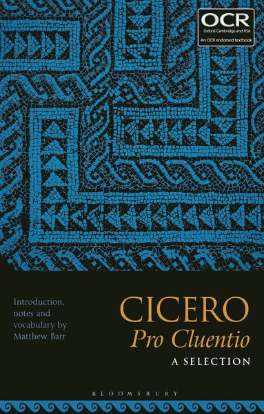 Matthew Barr - Cicero, Pro Cluentio: A Selection, Häftad
