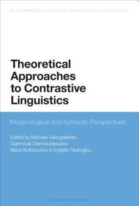 bokomslag Contrastive Studies in Morphology and Syntax