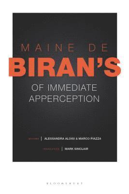bokomslag Maine de Biran's 'Of Immediate Apperception'