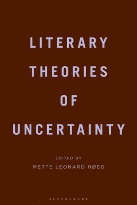 bokomslag Literary Theories of Uncertainty