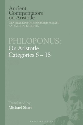 Philoponus: On Aristotle Categories 6-15 1