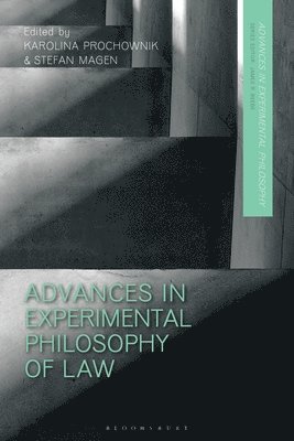 Advances in Experimental Philosophy of Law 1