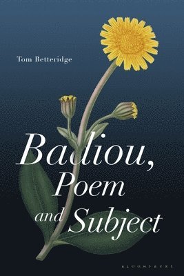 bokomslag Badiou, Poem and Subject