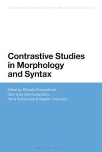 bokomslag Contrastive Studies in Morphology and Syntax