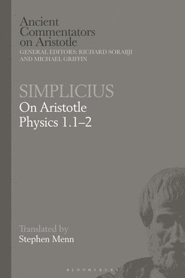 bokomslag Simplicius: On Aristotle Physics 1.12