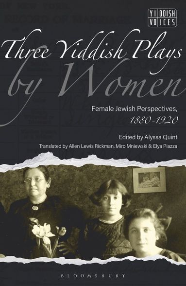 bokomslag Three Yiddish Plays by Women