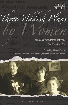 Three Yiddish Plays by Women 1