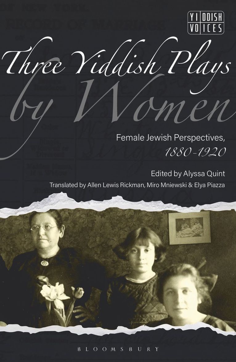 Three Yiddish Plays by Women