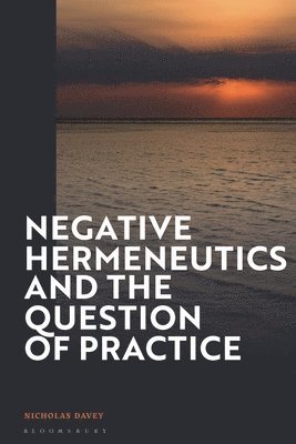 bokomslag Negative Hermeneutics and the Question of Practice