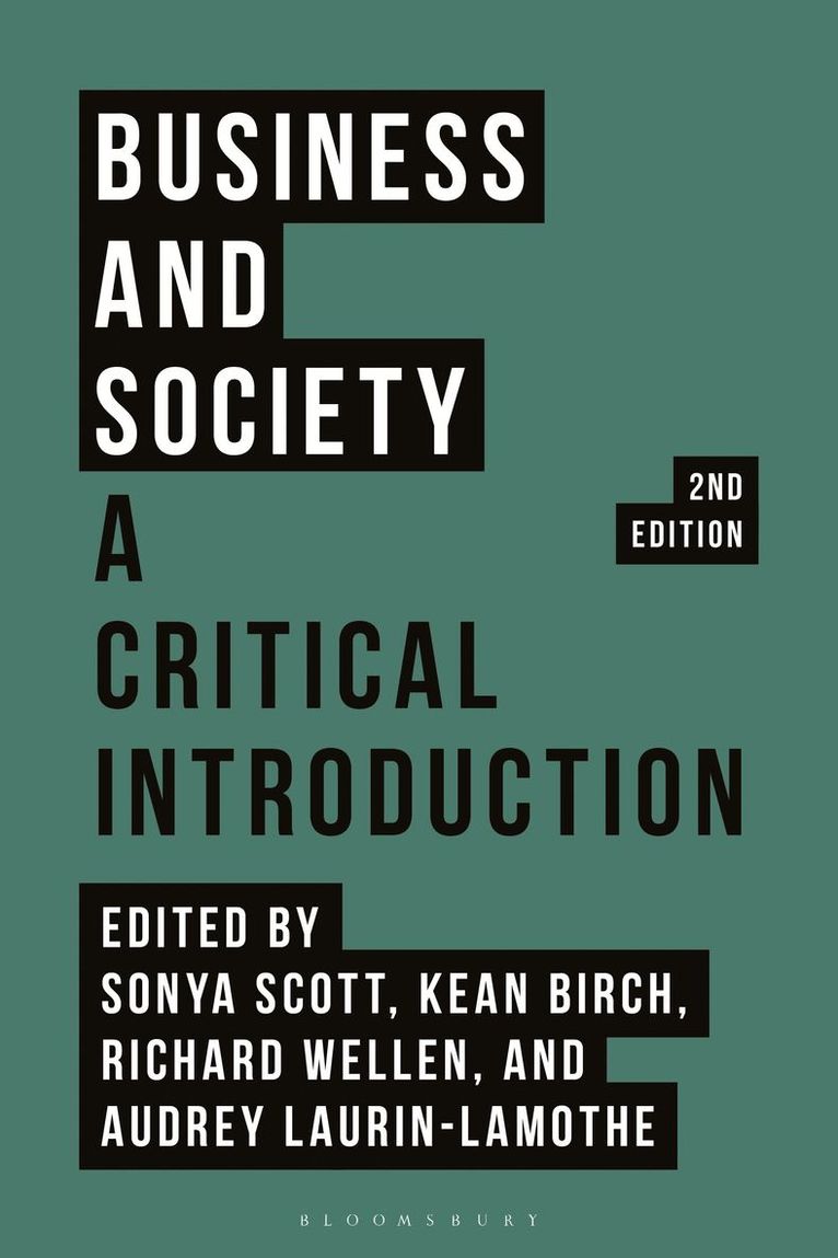 Sonya Scott, Kean Birch, Richard Wellen, Audrey Laurin-Lamothe - Business and Society, Inbunden