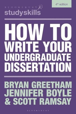 How to Write Your Undergraduate Dissertation