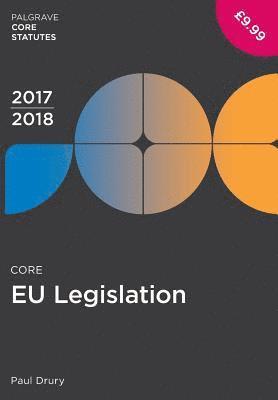 bokomslag Core EU Legislation 2017-18