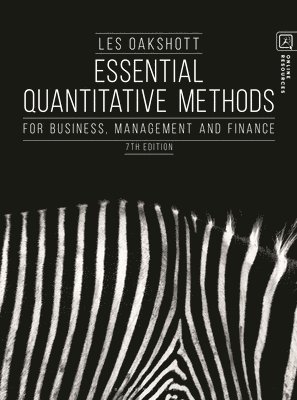 Les Oakshott, UK) Oakshott, Les (University of Warwick - Essential Quantitative Methods, Häftad