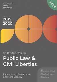 bokomslag Core Statutes on Public Law & Civil Liberties 2019-20