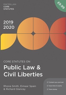 Core Statutes on Public Law & Civil Liberties 2019-20 1