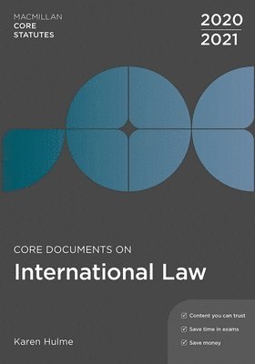 Core Documents on International Law 2020-21 1
