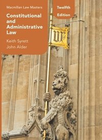bokomslag Constitutional and Administrative Law