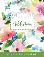bokomslag Adult Coloring Journal: Addiction (Animal Illustrations, Pastel Floral)