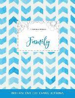bokomslag Adult Coloring Journal: Family (Nature Illustrations, Watercolor Herringbone)