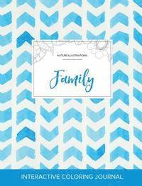 Courtney Wegner - Adult Coloring Journal: Family (Nature Illustrations, Watercolor Herringbone), Häftad
