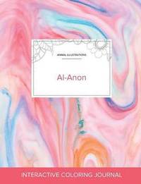bokomslag Adult Coloring Journal: Al-Anon (Animal Illustrations, Bubblegum)