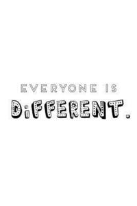 bokomslag Everyone is Different