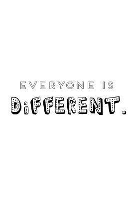 bokomslag Everyone is Different