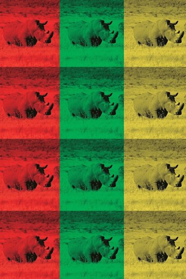 bokomslag Alive! white rhino - Color collage - Photo Art Notebooks (6 x 9 series)