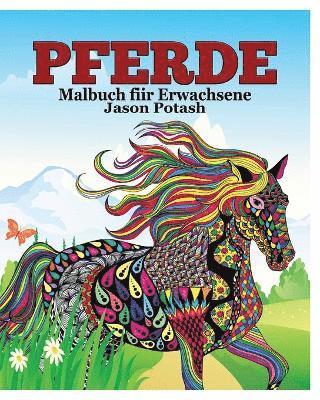 bokomslag Pferde Malbuch fur Erwachsene