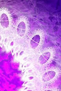 bokomslag LETTERS To MYSELF JOURNAL - White Lace on Purple Metal