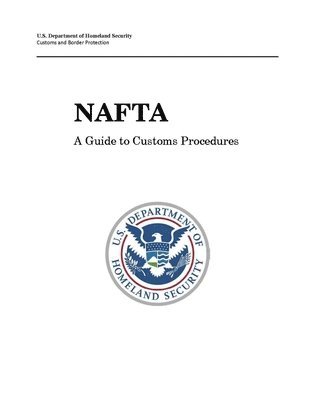 bokomslag NAFTA - A Guide to Customs Procedures