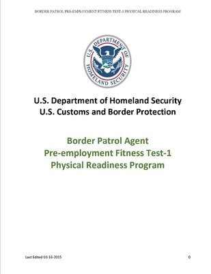 bokomslag Border Patrol Agent Pre-Employment Fitness Test-1 Physical Readiness Program