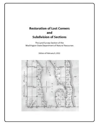 Restoration of Lost Corners and Subdivision of Sections 1