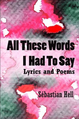 All These Words I Had to Say