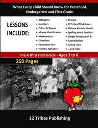 bokomslag What Every Child Should Know for Preschool, Kindergarten and First Grade - 12 Tribes Lessons Included