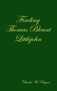 bokomslag Finding Thomas Blount Littlejohn