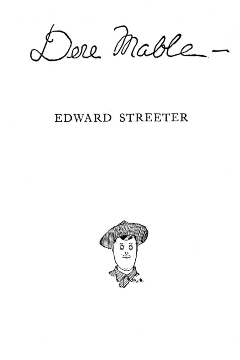 Edward Streeter - Dere Mable, Häftad