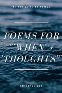 bokomslag Poems for '&quot;When' + 'Thoughts'&quot;