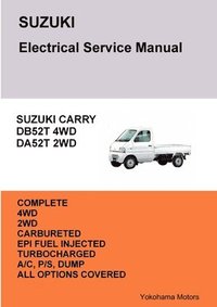 bokomslag Suzuki Carry Truck Electrical Service Manual Db52t Da52t