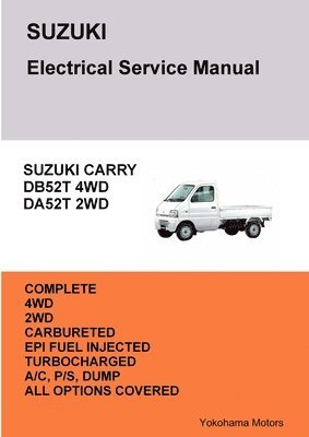 bokomslag Suzuki Carry Truck Electrical Service Manual Db52t Da52t