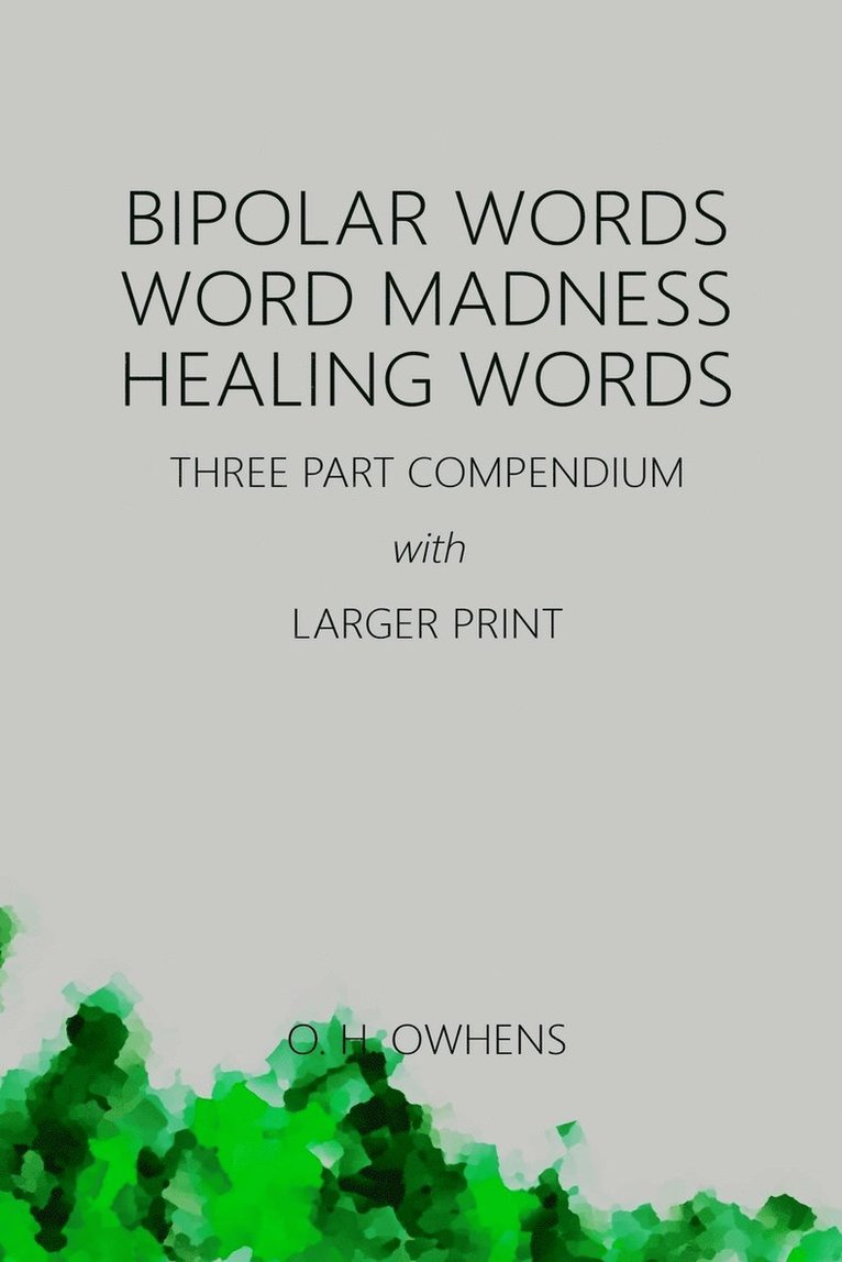 Bipolar Words Word Madness Healing Words 1