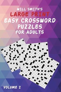 bokomslag Will Smith Large Print Easy Crossword Puzzles For Adults- Volume 2