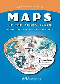 bokomslag Art Of Coloring: Maps Of The Disney Parks