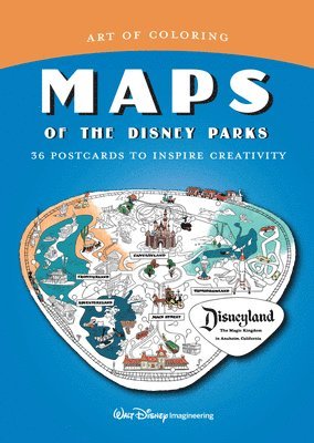 Art Of Coloring: Maps Of The Disney Parks 1