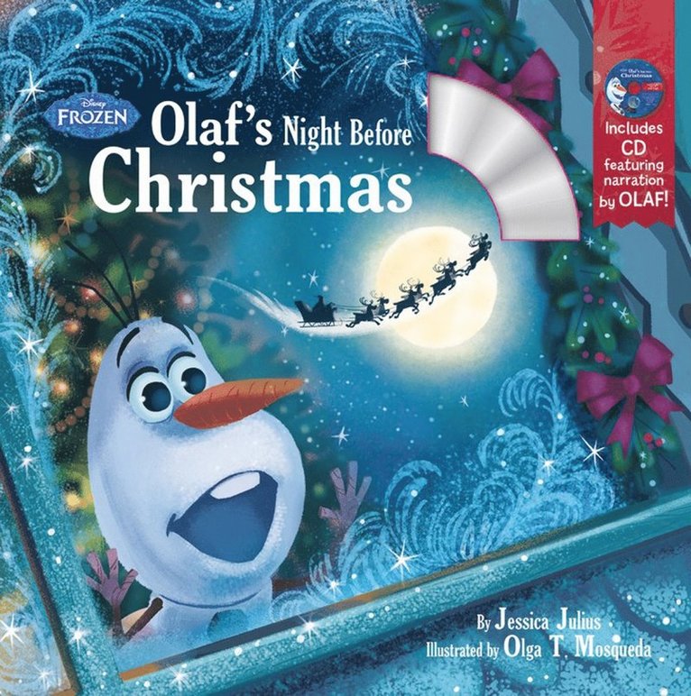 Olaf's Night Before Christmas Book & Cd