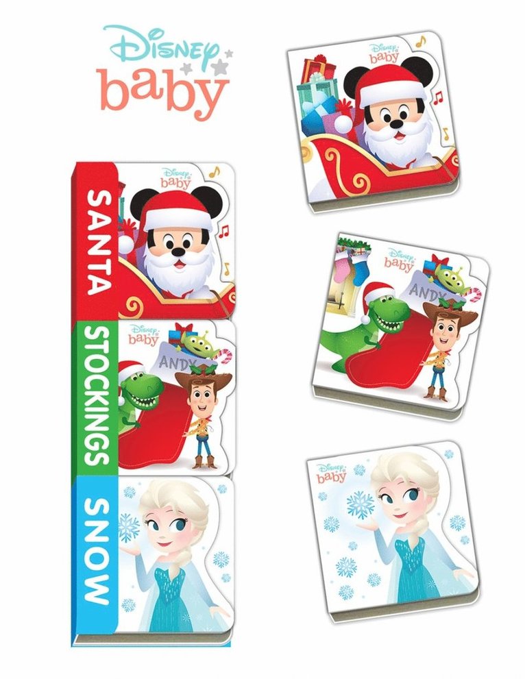 Disney Books - Disney Baby Santa, Stockings, Snow, Kartonnage