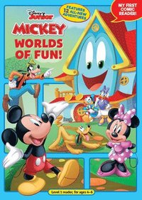 bokomslag Mickey Mouse Funhouse: Worlds of Fun!: My First Comic Reader!