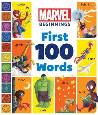 bokomslag Marvel Beginnings: First 100 Words