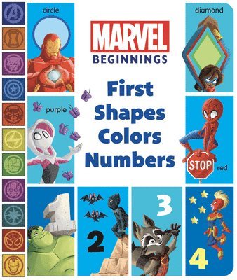 bokomslag Marvel Beginnings: First Shapes, Colors, Numbers