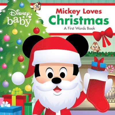 Disney Books - Disney Baby: Mickey Loves Christmas: A First Words Book, Kartonnage